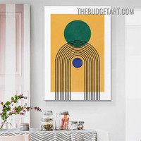 Geometric Pattern Abstract Modern Painting Picture Canvas Art Print for Room Wall Getup