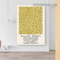 Leaves Design Botanical Vintage Painting Picture Canvas Wall Art Print for Room Flourish