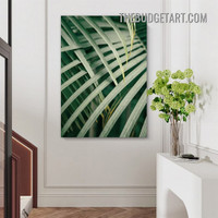 Palm Tree Leafage Botanical Modern Painting Picture Canvas Wall Art Print for Room Outfit