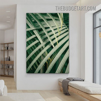 Palm Tree Leafage Botanical Modern Painting Picture Canvas Wall Art Print for Room Tracery