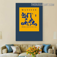 Matisse Typography Modern Painting Picture Canvas Wall Art Print for Room Finery