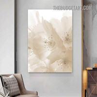 Philadelphus Blossoms Floral Modern Painting Picture Scandinavian Wall Art Canvas Print for Room Embellishment