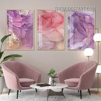 Marble Design Abstract Modern Painting Picture 3 Panel Canvas Wall Art Prints for Room Décor