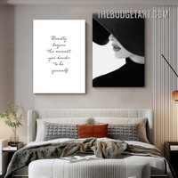 Moment Typography Modern Painting Picture 2 Piece Canvas Art Prints for Room Wall Trimming