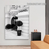 Chanel Typography Modern Painting Picture Canvas Wall Art Print for Room Embellishment