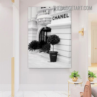 Chanel Typography Modern Painting Picture Canvas Wall Art Print for Room Equipment