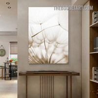 Dandelion Seeds Botanical Vintage Painting Picture Canvas Art Print for Room Wall Molding