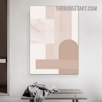 Geometric Pattern Abstract Geometric Modern Painting Picture Canvas Wall Art Print for Room Assortment
