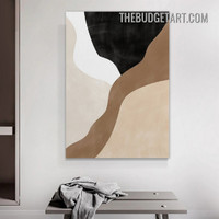 Colorific Splodges Abstract Modern Painting Picture Canvas Wall Art Print for Room Drape