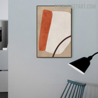 Curve Line Abstract Minimalist Modern Painting Pic Canvas Print For Room Wall Décor Curve Line Abstract Minimalist Modern Painting Pic Canvas Print For Room Wall Décor