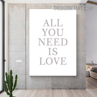 You Need Typography Modern Painting Picture Canvas Art Print for Room Wall Arrangement