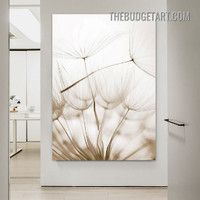 Dandelion Seeds Floral Scandinavian Painting Picture Canvas Wall Art Print for Room Drape