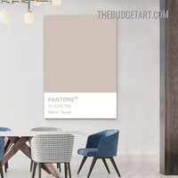 Pantone Typography Scandinavian Painting Picture Canvas Art Print for Room Wall Finery