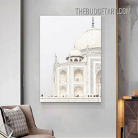 Taj Mahal Architecture Scandinavian Painting Picture Canvas Art Print for Room Wall Illumination