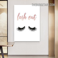 Eyelids Fashion Modern Painting Picture Canvas Art Print for Room Wall Décor