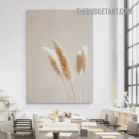 Wheat Botanical Scandinavian Painting Picture Canvas Wall Art Print for Room Garnish