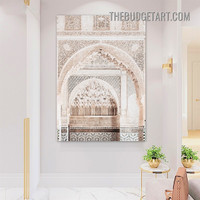 Saadiens Tombs Architecture Scandinavian Painting Picture Canvas Art Print for Room Wall Flourish