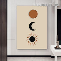 Phoebus Moon Nordic Abstract Scandinavian Painting Picture Canvas Art Print Ffor Room Wall Garniture