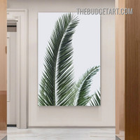 Tropical Palm Foliage Nordic Botanical Contemporary Painting Picture Canvas Art Print for Room Wall Garnish