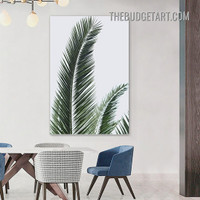 Tropical Palm Foliage Nordic Botanical Contemporary Painting Picture Canvas Wall Art Print for Room Trimming