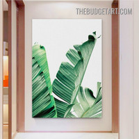 Banana Leaves Nordic Botanical Painting Picture Canvas Art Print for Room Wall Arrangement