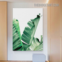 Banana Leaves Nordic Botanical Painting Picture Canvas Wall Art Print for Room Equipment