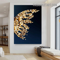 Glazy Wings Abstract Modern Painting Picture Canvas Art Print for Room Wall Finery