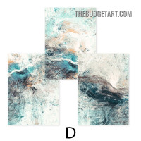 Colorific Marble Design Abstract Modern Painting Picture 3 Panel Canvas Art Prints for Room Wall Ornamentation