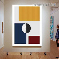 Colorific Geometric Pattern Abstract Modern Painting Picture Canvas Art Print for Room Wall Drape