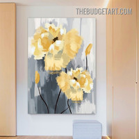 Lanie Loreth Blossoms Nordic Abstract Floral Modern Painting Picture Canvas Wall Art Print for Room Garniture