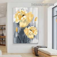 Lanie Loreth Blossoms Nordic Abstract Floral Modern Painting Picture Canvas Wall Art Print for Room Décor