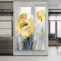 Lanie Loreth Bloom Nordic Abstract Floral Modern Painting Picture Canvas Wall Art Print for Room Disposition