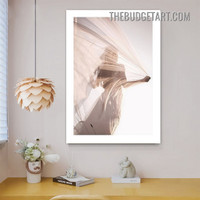 Woman Figure Modern Painting Picture Canvas Wall Art Print for Room Molding