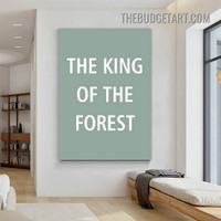 The Forest Typography Modern Painting Picture Canvas Art Print for Room Wall Garniture