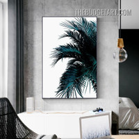 Tropical Palm Tree Leafs Nordic Botanical minimalist Painting Picture Canvas Art Print for Room Wall Décor