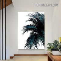 Tropical Palm Tree Leafs Nordic Botanical minimalist Painting Picture Canvas Wall Art Print for Room Equipment