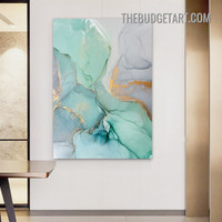 Splodges Marble Design Abstract Modern Painting Picture Canvas Wall Art Print for Room Assortment