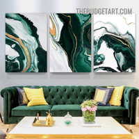 Marble Design Abstract Modern Painting Picture 3 Panel Canvas Art Prints for Room Wall Garnish