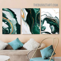 Marble Design Abstract Modern Painting Picture 3 Piece Canvas Wall Art Prints for Room Arrangement