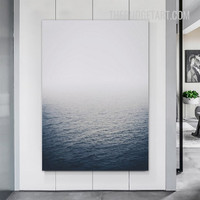 Sea Modern Painting Picture Canvas Wall Art Print for Room Decoration
