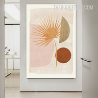 Semi Circle Spot Abstract Geometric Modern Painting Picture Canvas Art Print for Room Wall Décor