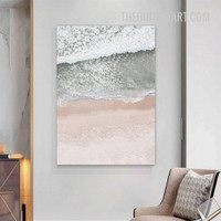 Ocean Waves Landscape Modern Painting Picture Canvas Art Print for Room Wall Garnish