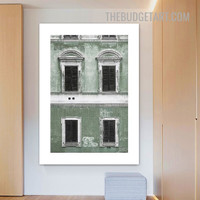 Stains Building Architecture Modern Painting Picture Canvas Wall Art Print for Room Arrangement