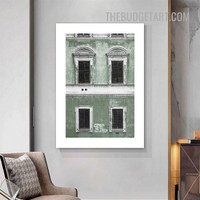 Stains Building Architecture Modern Painting Picture Canvas Art Print for Room Wall Trimming
