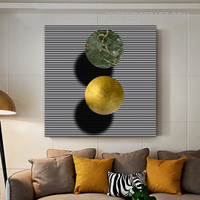 Marble Bolls Abstract Geometric Modern Painting Picture Canvas Art Print for Room Wall Drape