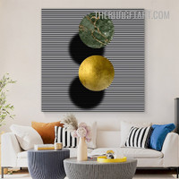 Marble Bolls Abstract Geometric Painting Picture Modern Canvas Art Print for Room Wall Disposition