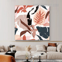 Leafage Pattern Abstract Scandinavian Painting Picture Canvas Art Print for Room Wall Outfit