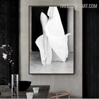 Girl Shank Abstract Fashion Modern Painting Photograph Canvas Print for Room Wall Getup
