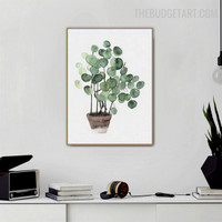 Tropical Leaves Plant Abstract Botanical Modern Painting Pic Canvas Print for Room Wall Equipment