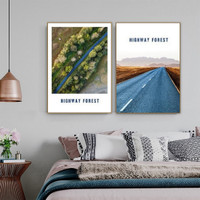 Holt Highway Landscape Modern Painting Pic Canvas Print for Room Wall Assortment